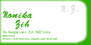 monika zih business card